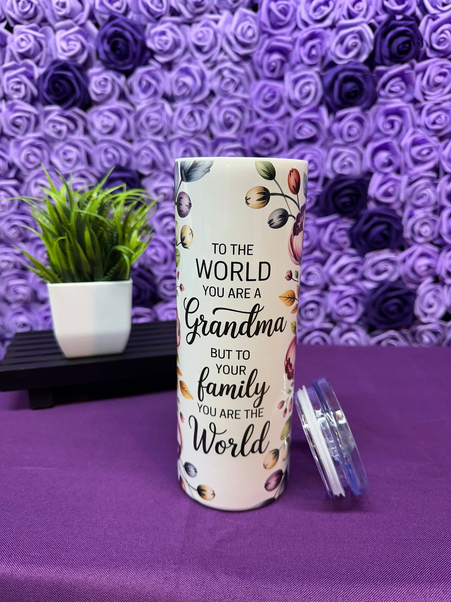 Grandma Floral 20oz Tumbler