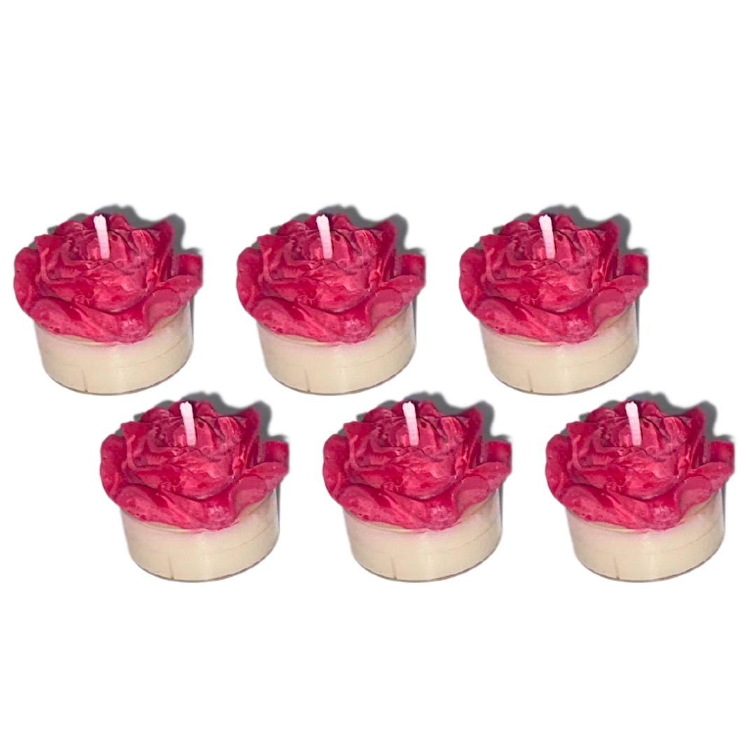 Red Rose Candles