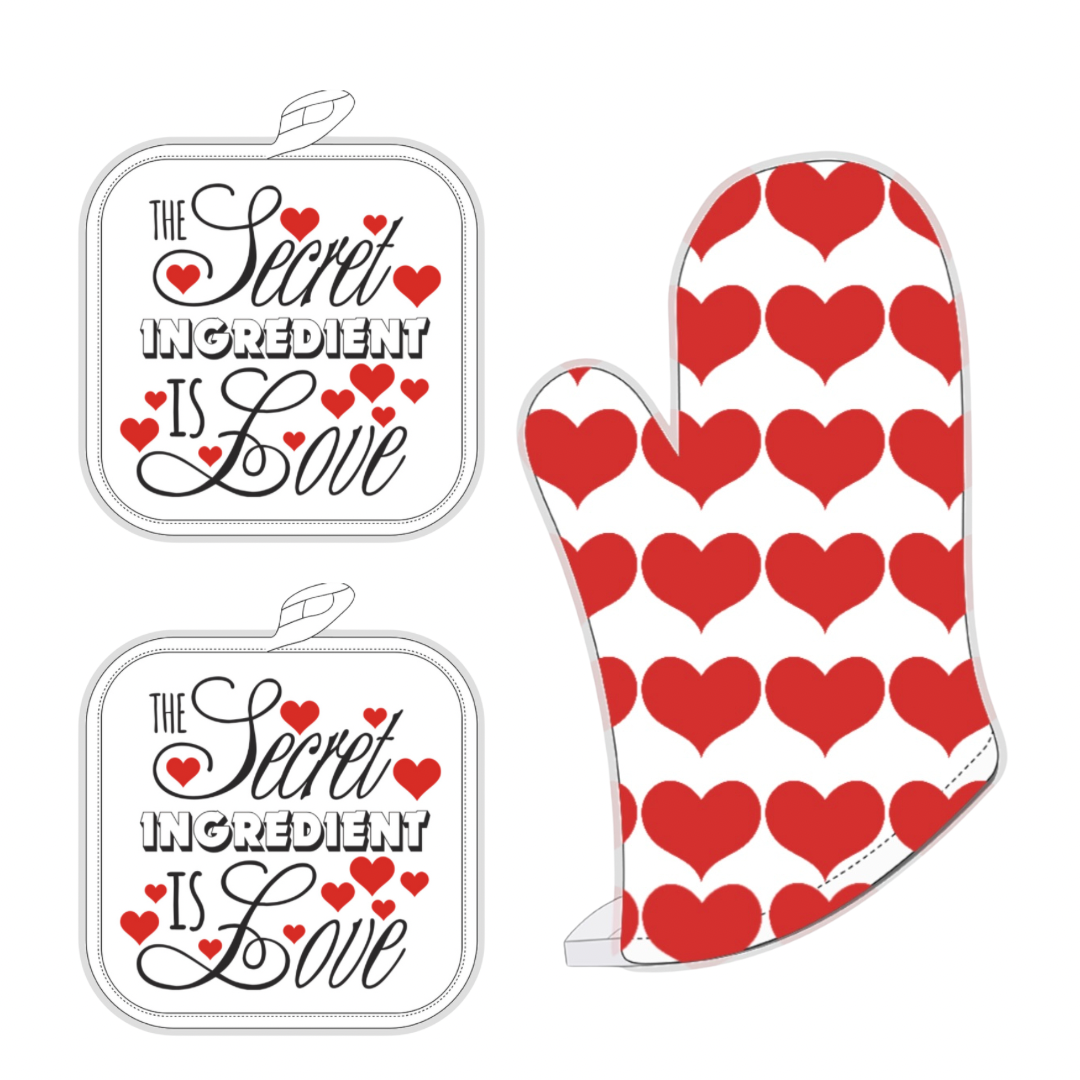 Secret Ingredient Oven Mitt Set