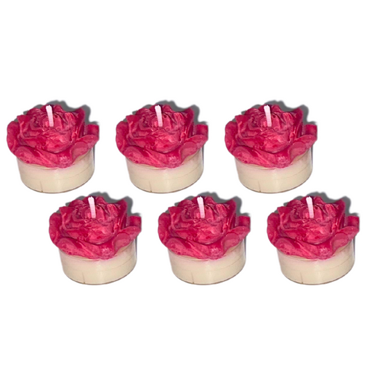 Red Rose Candles