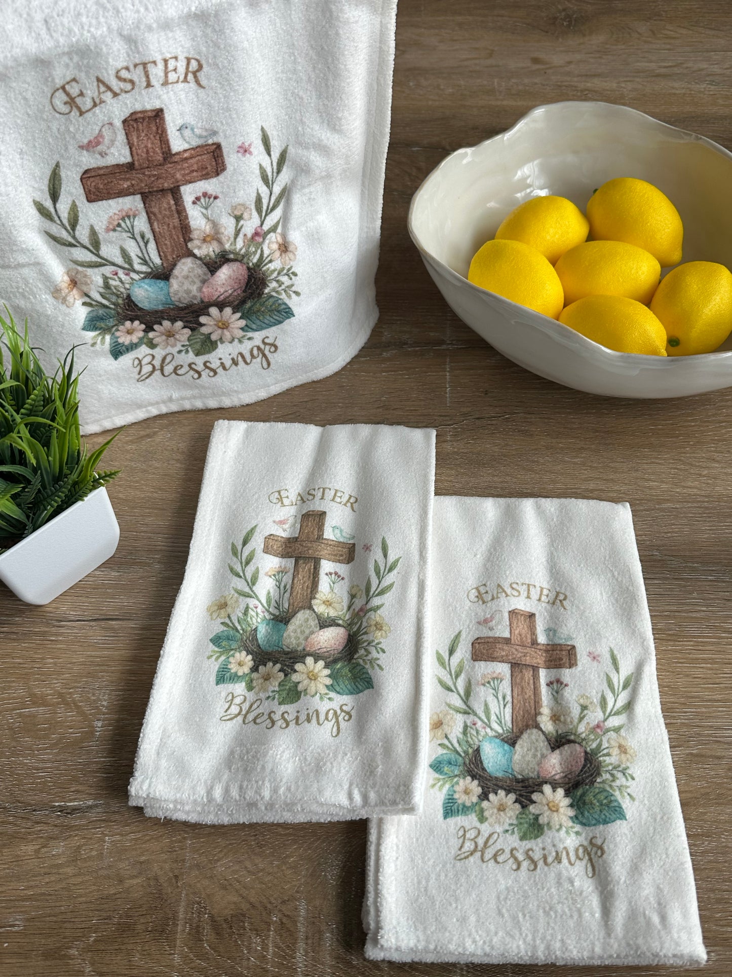 Easter Blessings Kitchen Towel Set