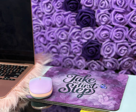Take The First Step Mouse Pad
