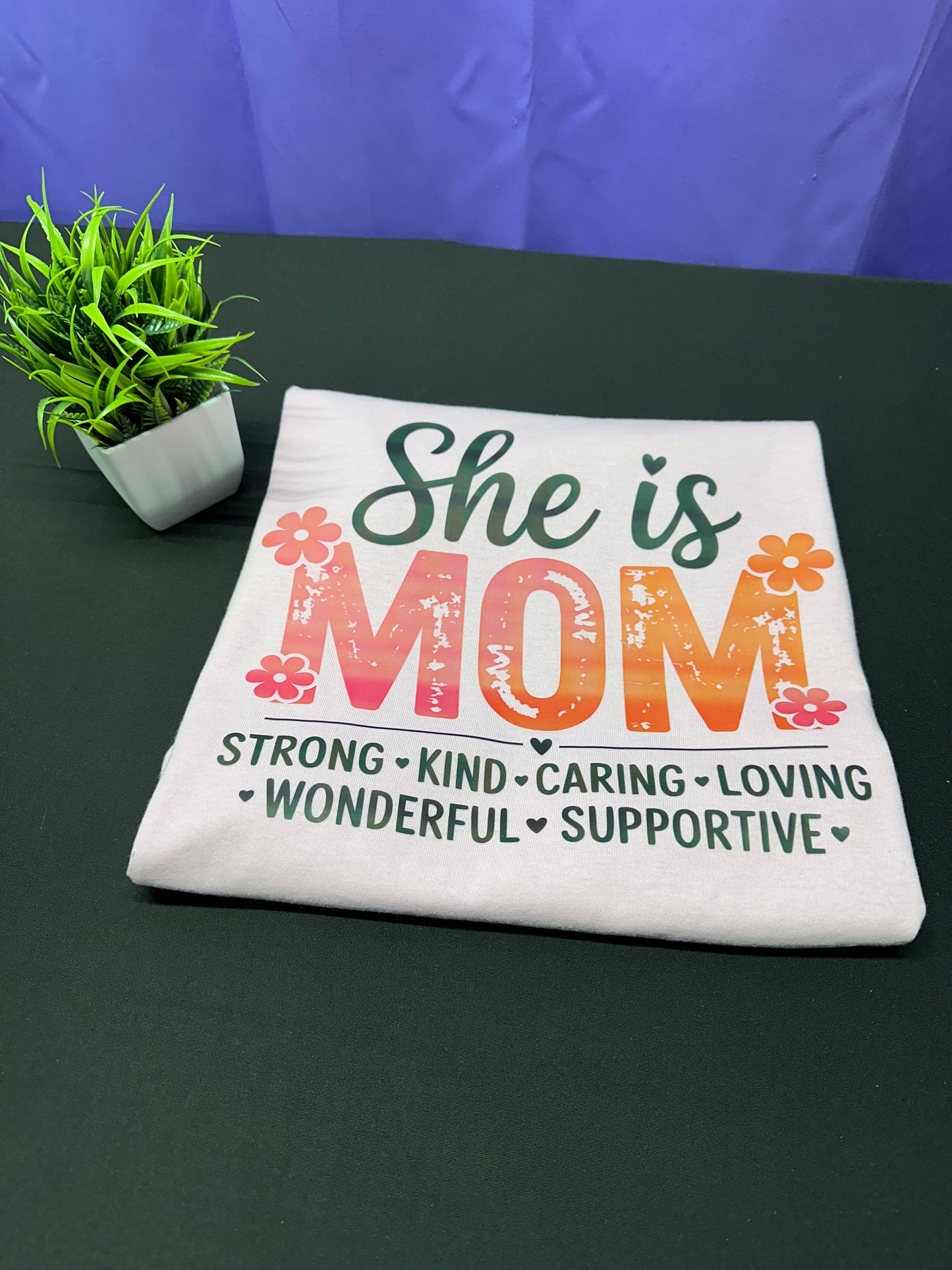 She is MOM Graphic Tee