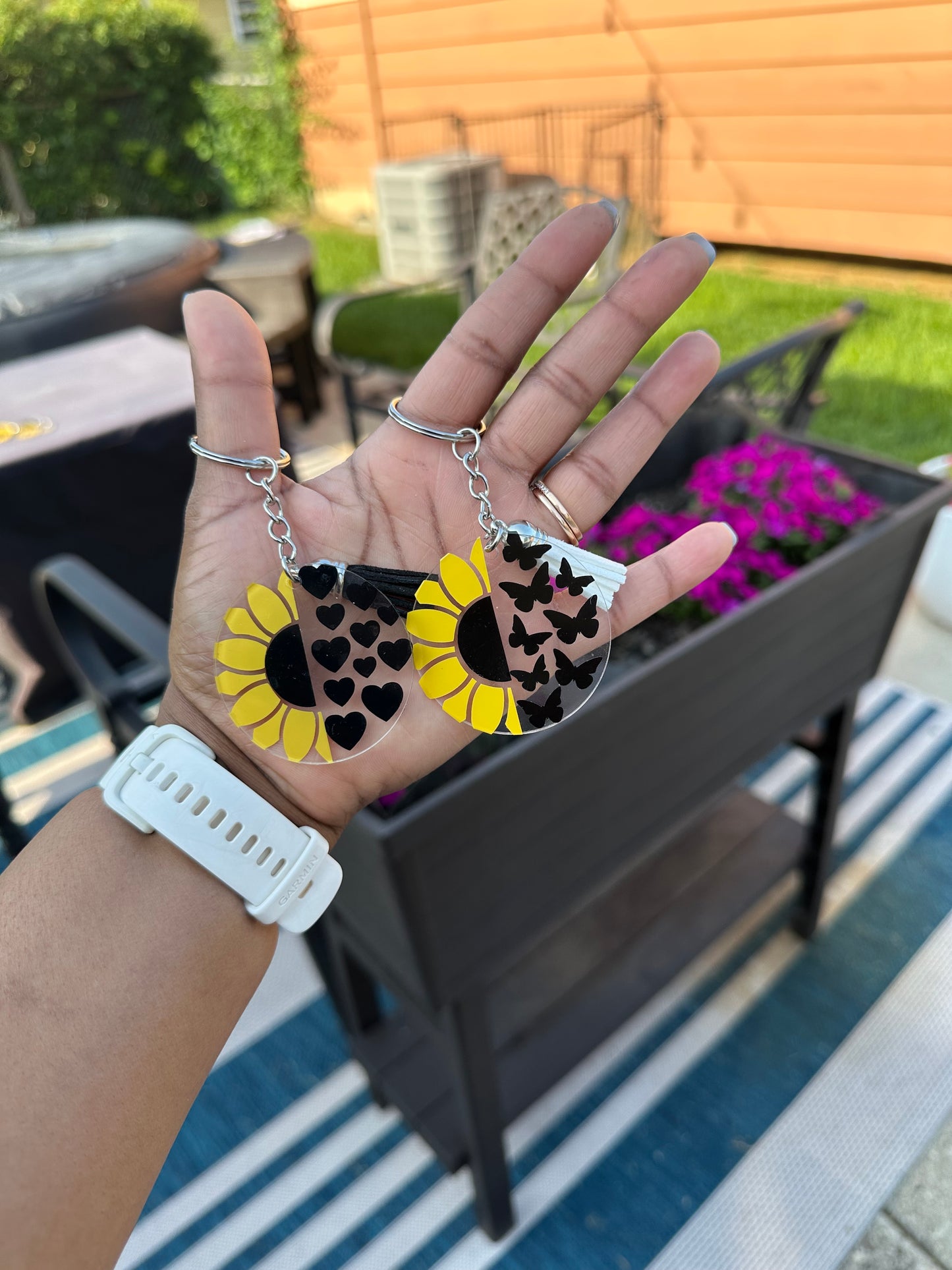 Sunflower Keychains