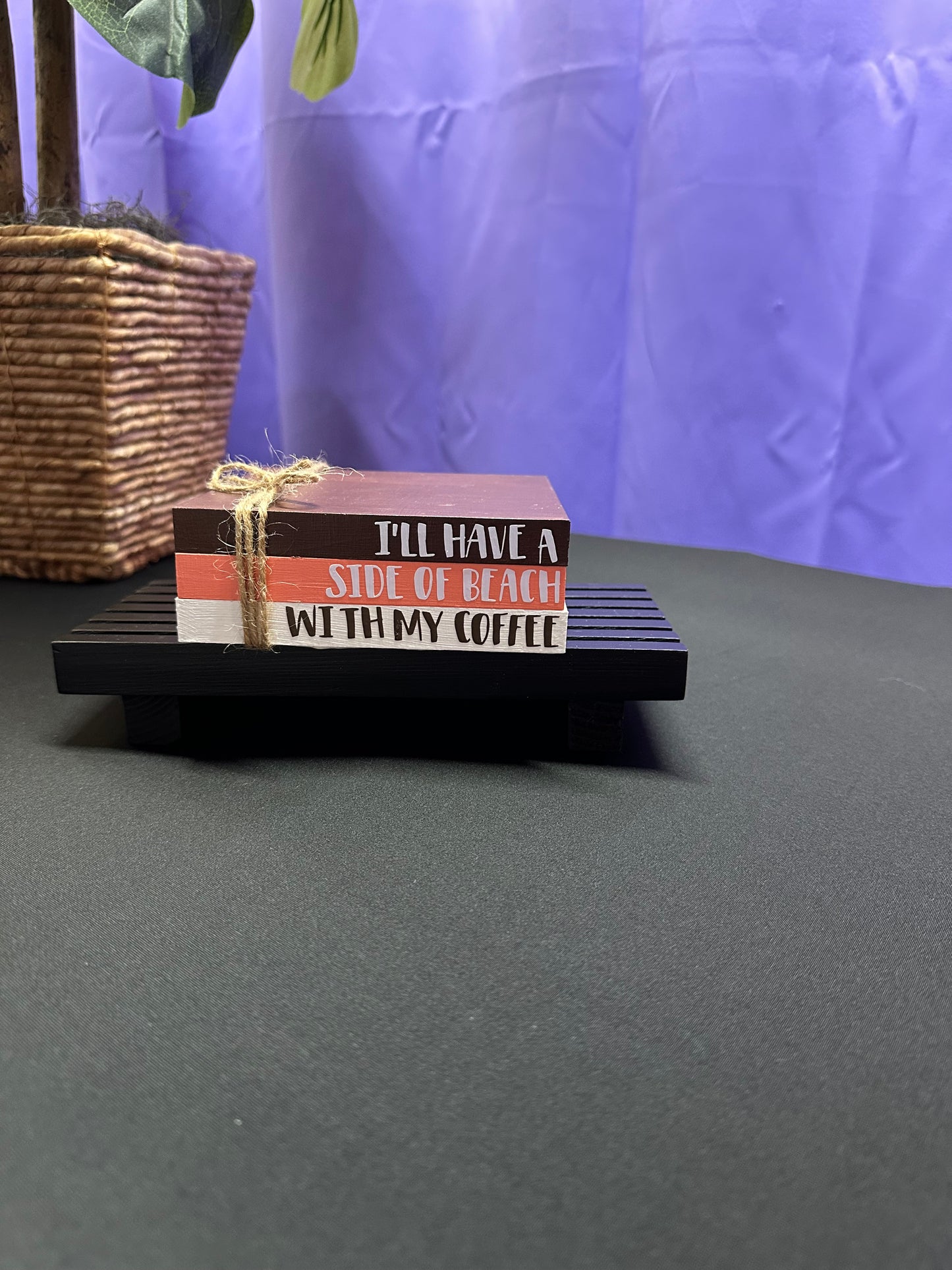 Beach & Coffee Bookstack