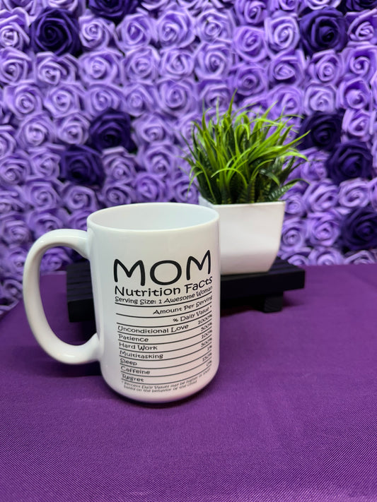 Mom +Nutrition 15oz Mug