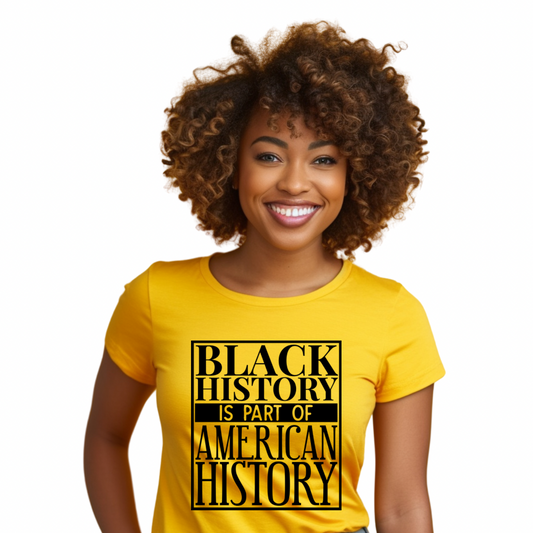 Black History Is American History Graphic Tee