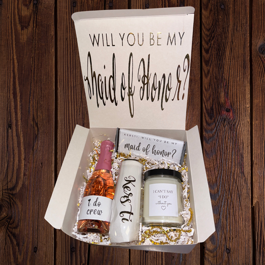 Maid Of Honor Proposal Box